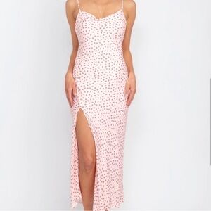 RESA Madison Blush Pink Floral Midi Dress in Majorelle